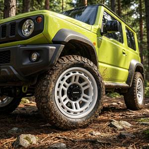 Jantes tout-terrain en aluminium forgé SRD 15-20 pouces pour voiture 6x139.7, jantes multi-rayons Beadlock blanches pour Jeep Wrangler Toyota Land Cruiser - Product Image 4