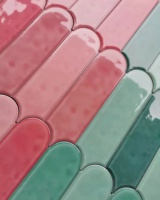 Venta caliente 3D 98x308 Diseños de plumaje Azulejos de mosaico de cerámica para Balony Kitchen BacksplashWall Decor