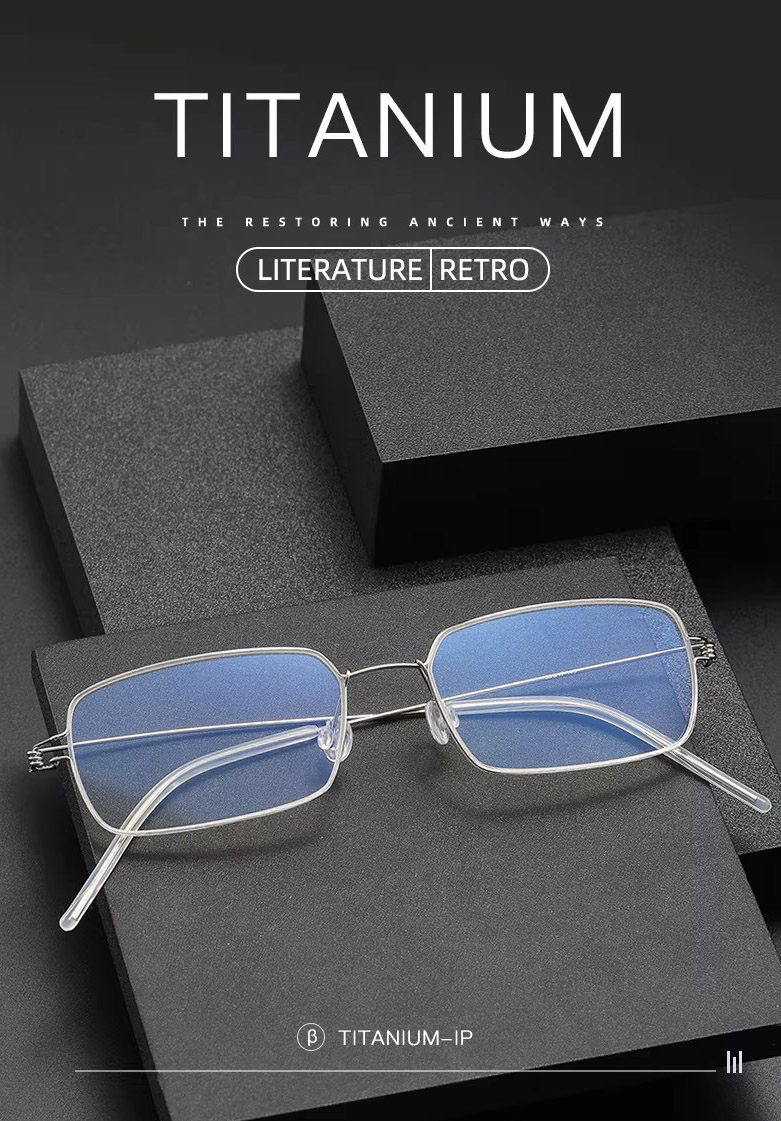2024 Luxury Brand Rectangle TIM Tiny Spectacles Eyewear