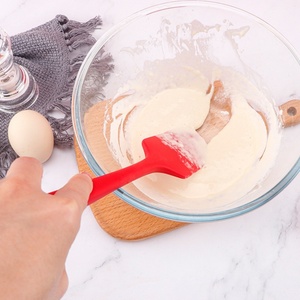 6 Pieces <b>Silicone</b> Kitchen Utensils <b>Baking</b> Accessories Cream Butter Cake Scraper Pastry Spatula Kitchen Cooking Utensils Set - Product Image 4