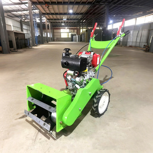 Motoculteur de jardin vert à essence, 1 rangée, multifonctionnel avec accessoires - Product Image 2