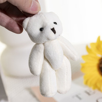 Peluches douces mignonnes en peluche Mini Joint ours en peluche jouet porte-clés breloque peluche en peluche minuscule ours en peluche poupées en gros