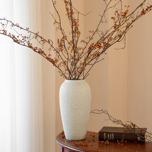 Vase en céramique blanche de style Art Déco, design chinois rétro créatif, à grand ouverture, pour hydroponie, spécial Dracaena <span class=keywords><strong>Sanderiana</strong></span>, pour intérieur - Product Image 3