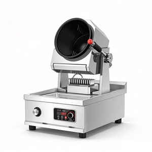 Máquina Comercial Automática de Gas para Saltear Alimentos, Wok de Acero Inoxidable con Pantalla Digital y Fregadero Integrado de 360 mm de Calibre - Product Image 6