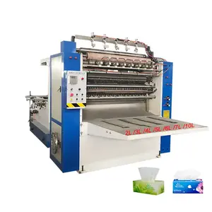 Cina fornitore automatico di carta velina per il viso macchina imballatrice completamente automatica per la produzione di carta velina