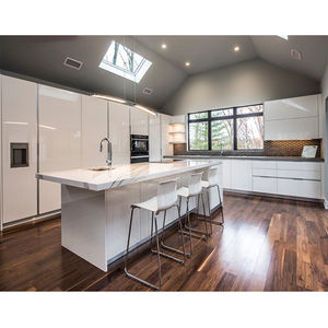 מותאם אישית מודרני ארונות אירופאי סגנון בית אוכל חדר גדול מבריק מטבח ארון עיצוב - Product Image 5