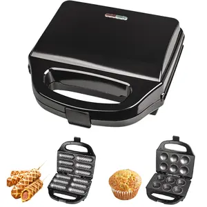 Professional 2000W Contact Grill 4 Slice Sandwich Maker Stainless Steel Panini Press Grill With Temperature Control