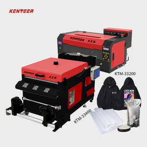 Kenteer 2-đầu dtf máy in Epson i3200 A1 tốc độ cao với máy lọc tự động chu kỳ bột T-Shirt in kỹ thuật số - Product Image 5