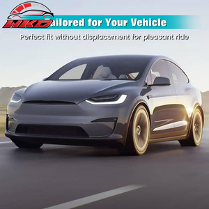 Tapis de sol 3D moulés toutes saisons en TPE pour Tesla Model X 6 places 2022-2025, protection avant et arrière - Product Image 6