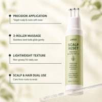 OEM Scalp Reset Roll on Hair Oil Set Keratin Collagen Protein Squalane Rosemary Ringan Tidak Berminyak