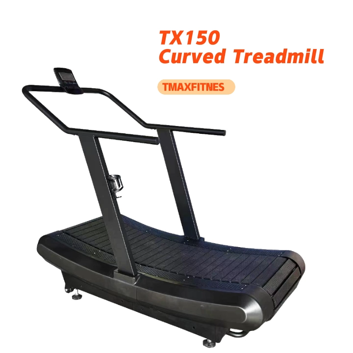Tmax Hot Sales Curved Running Treadmill Non-powered Commercial Use - Main Image