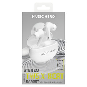 Écouteurs micro Bluetooth MUSIC HERO X Beat Tws Blanc MHTWSBEATBTNORW - Product Image 3