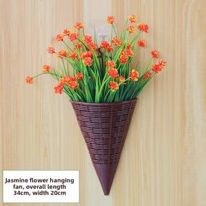 Panier de fleurs en soie Style moderne Décoration écologique pour hôtel Fleurs artificielles Décoration intérieure extérieure pour la maison - Product Image 6