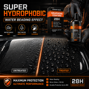 CARZONEX Revêtement au graphène 28H 1000ml 130 °   Miroir d'angle Water Angle Shine 120GU, facile à nettoyer, protection de peinture 10 ans - Product Image 3