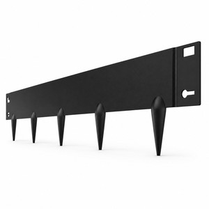 Bordures de <span class=keywords><strong>jardin</strong></span> en acier galvanisé, bordures de pelouse en métal robustes, résistantes à la rouille, bandes de bordure paysagère pour parterres de fleurs et allées - Product Image 1