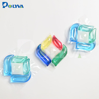 Capsules de lessive Polyva multi-compartiments, forte action détachante, film hydrosoluble, personnalisation OEM/ODM