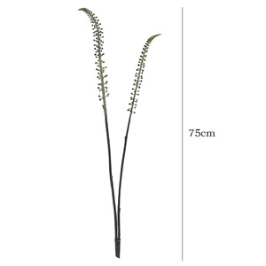 Fiori Artificiali di Erba della Pampa a 2 Rami, in Plastica Ecologica, per Decorazioni Interne/Esterne e Fotografia di Matrimoni - Product Image 4