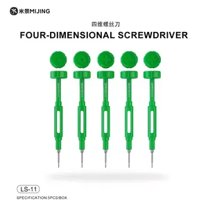 Mijing LS-11 5 pièces/ensemble ensemble de tournevis quadridimensionnels pour ordinateur de téléphone portable démonter <span class=keywords><strong>les</strong></span> Kits d'outils de réparation à la main - Product Image 2