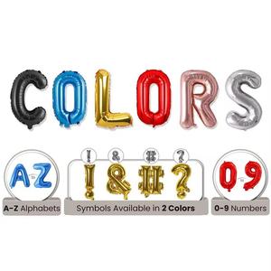 Globos de Letras Grandes Multicolores al por Mayor, Globos de Aluminio, Cualquier Globo de Letras Personalizado en Oro Rosa, Globos de Letras de 16 Pulgadas - Product Image 6