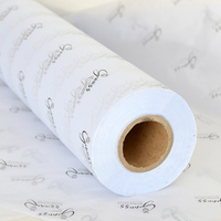 Papier de Soie Personnalisé avec Logo Imprimé pour Emballage de Produits, Chaussures, Vêtements, Vin, Rouleau de Papier Cadeau