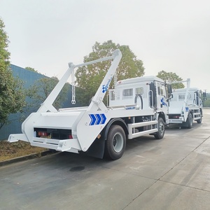 Camion benne basculante Shacman 4x2 8m³ pour collecte de déchets avec bras articulé - Product Image 1