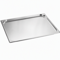 GOLDEN KEY GN 2/1 Bac Gastronorm 650x530mm Norme Européenne Anti-blocage Acier Inoxydable Bac Alimentaire 6 Profondeurs Restauration Commerciale