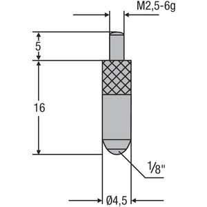 HELIOS PREISSER - 0710467 Inserto de medición M2.5-CALIBRES EAN 4029713221164 - Product Image 1