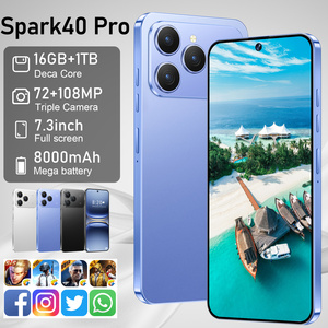 Spark 40 Pro, Teléfono Inteligente Económico de Gama Alta, Experiencia de Pantalla Completa, Diseño Delgado, 16GB+1TB RAM/ROM, Batería de 8000mAh, Carga Rápida de 10-19W, LTE CDMA - Product Image 2