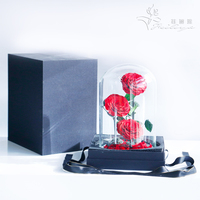 Roses éternelles d'Équateur en gros pour la fête des mères, coffrets cadeaux de bijoux