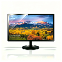 Moniteur LED KAIWO de remplacement, 21,5 pouces, 1080p, dalle TFT TN, 60 Hz, noir, série professionnelle, entrées VGA, support VESA 75x75 mm, 3,6 ms