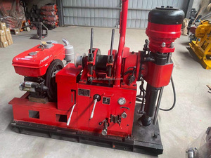 Nuovo e usato 38hp Diesel impianto di perforazione geologica 300m acqua di pozzo Rock campione macchina minerale con la pompa come componente del nucleo - Product Image 2
