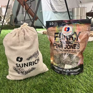 Piñas de Pino con Llamas Multicolores de Fábrica para Regalos de Festivales, Vacaciones, Año Nuevo, San Valentín, Año Nuevo Chino, Pascua y Acción de Gracias - Product Image 5