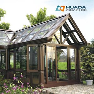 Vente directe Maison en aluminium Véranda en plein air Salle <span class=keywords><strong>de</strong></span> soleil Verre isolé antibruit <span class=keywords><strong>Toit</strong></span> <span class=keywords><strong>de</strong></span> jardin Véranda - Product Image 2