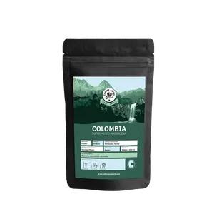 Buy Specialty High Grade Colombian Single-Origin Arabica Roasted Coffee Beans Wholesale In 0.25Kg Packaging