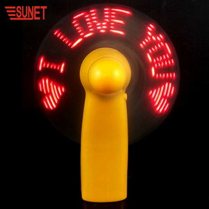 SUNJET Nouveau produit Mini ventilateur portable à LED avec message personnalisé, ventilateur électrique portatif à affichage LED programmable - Product Image 4