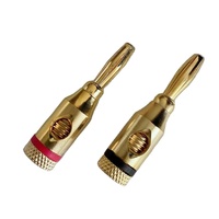 Fourniture de Budweiser 4mm fiche banane haut-parleur câble accessoire fiche banane prise haut-parleur pour systèmes audio