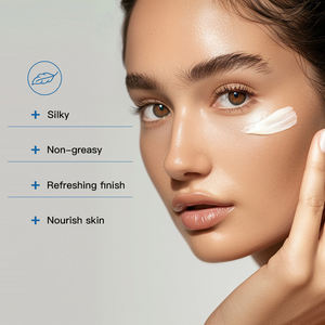 Crème Apaisante OEM 345 50ml en Gros, Hydratant <span class=keywords><strong>Anti</strong></span>-<span class=keywords><strong>Rougeurs</strong></span> Calmante, Logo Personnalisé Disponible, à Base de Riz pour Peaux Sensibles - Product Image 5