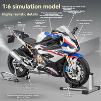 RC 2026 Nouveauté Moto Électrique Jouet Moulée sous Pression 1:6 sous Licence Officielle BMW S1000RR
