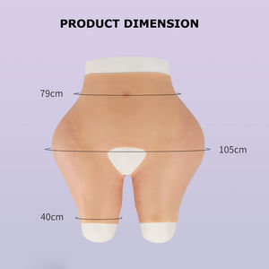 Mutandina Modellante <span class=keywords><strong>Push</strong></span> <span class=keywords><strong>Up</strong></span> Imbottita in Silicone per Fianchi da Donna per Drag Queen e Crossdresser - Product Image 6