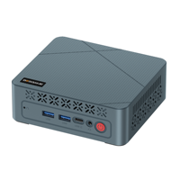 Mini PC BOSGAME E2 AMD Ryzen 5 3501U 8 Go de RAM 256 Go SSD |   Trois écrans 4K via USB-C/double Ethernet/Gigabit Ethernet, Windows 11 Pro