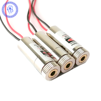 Module de diodes rouge 5V, 650nm 5mW, à tête Laser réglable, ligne rouge