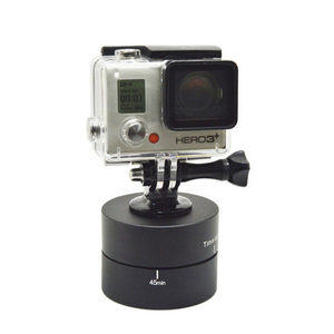 360 Degree 60mins Panning Rotating Tripod Ball Head <strong>Time</strong> <strong>Lapse</strong> Stabilizer Tripod Adapter for <strong>Gopro</strong> DSLR - Product Image 2
