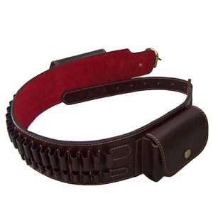 Accessoires de chasse en cuir véritable Ceinture de munitions Bandolier Holsters - Product Image 2