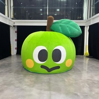 Ballon gonflable géant personnalisé en forme de fruits (guava, orange, pomme, citron) pour la publicité alimentaire et les événements