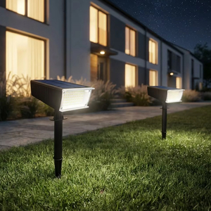 Nuova Lampada Solare <span class=keywords><strong>da</strong></span> <span class=keywords><strong>Giardino</strong></span> <span class=keywords><strong>per</strong></span> Esterni - Lampada <span class=keywords><strong>da</strong></span> <span class=keywords><strong>Terra</strong></span> <span class=keywords><strong>per</strong></span> Illuminare Prato e <span class=keywords><strong>Giardino</strong></span>, Faretto Paesaggistico - Product Image 2