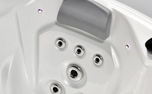 อ่างสปาหรูกลางแจ้งแบบขายส่ง 7 ที่นั่ง ทรงกลม สำหรับใช้บนระเบียง คุณภาพสูง อ่างน้ำวนกลางแจ้งทรงกลม - Product Image 4