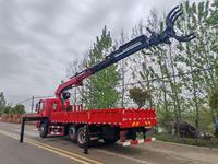 Grue de préhension hydraulique robuste pour camion, idéale pour la construction et la foresterie (vente en gros)