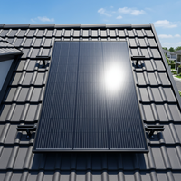 Panneau solaire bifacial 100W 110W 115W 182mm N-Type 18V pour camping-car, bateau, hors réseau, efficacité 20%, 16 cellules BB, module solaire