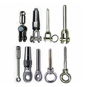 Raccords <span class=keywords><strong>de</strong></span> câbles à <span class=keywords><strong>Suspension</strong></span> plaqués <span class=keywords><strong>de</strong></span> Nickel, Terminal en acier inoxydable 316 personnalisé - Product Image 2