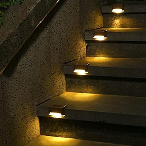 Solar Deck <b>Lights</b> Solar Step <b>Lights</b> Outdoor Waterproof Led Solar Fence Lamp <b>for</b> Patio Stairs Garden <b>Pathway</b> Step Yard - Product Image 3